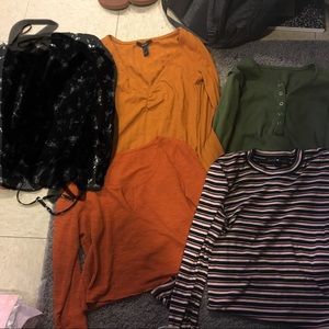 ! Long Sleeve Crop Top Bundle Forever 21